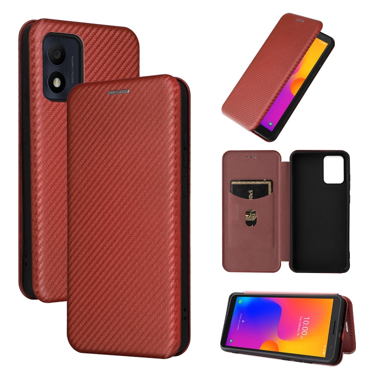 Carbon Fiber Texture Flip Leather Phone Case, For Alcatel 1B 2022, For Asus Zenfone 9, For Motorola Moto G32, For Samsung Galaxy Z Fold4, For Xiaomi Redmi K50 Ultra, For OnePlus 10T 5G
