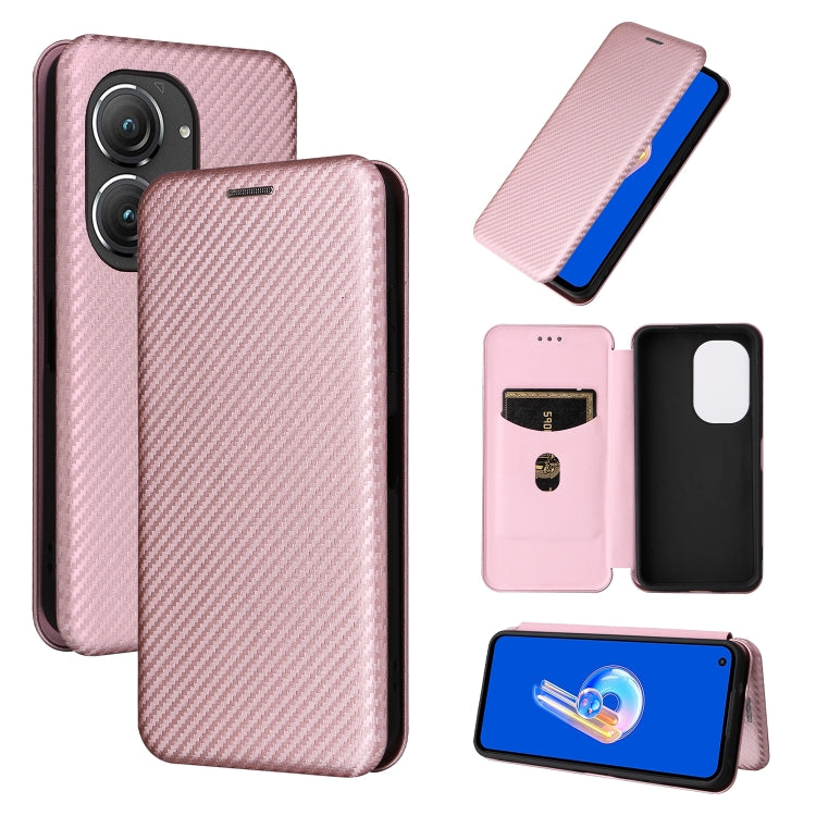 Carbon Fiber Texture Flip Leather Phone Case, For Alcatel 1B 2022, For Asus Zenfone 9, For Motorola Moto G32, For Samsung Galaxy Z Fold4, For Xiaomi Redmi K50 Ultra, For OnePlus 10T 5G
