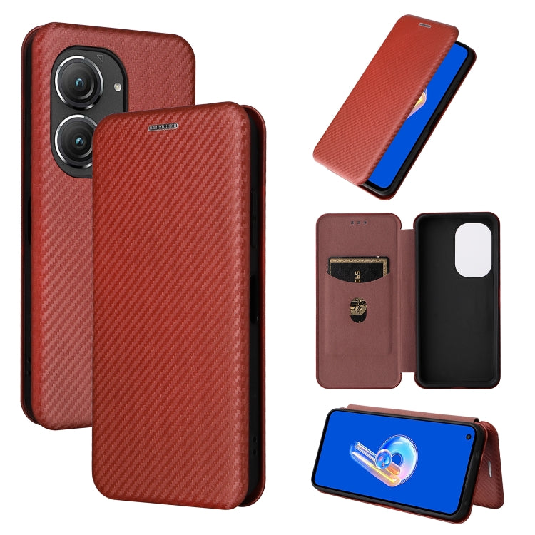 Carbon Fiber Texture Flip Leather Phone Case, For Alcatel 1B 2022, For Asus Zenfone 9, For Motorola Moto G32, For Samsung Galaxy Z Fold4, For Xiaomi Redmi K50 Ultra, For OnePlus 10T 5G