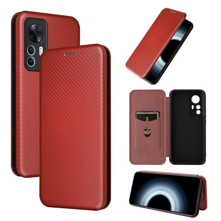 Carbon Fiber Texture Flip Leather Phone Case, For Alcatel 1B 2022, For Asus Zenfone 9, For Motorola Moto G32, For Samsung Galaxy Z Fold4, For Xiaomi Redmi K50 Ultra, For OnePlus 10T 5G