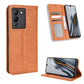 Magnetic Buckle Retro Texture Leather Phone Case