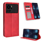 Magnetic Buckle Retro Texture Leather Phone Case