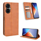 Magnetic Buckle Retro Texture Leather Phone Case