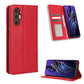 Magnetic Buckle Retro Texture Leather Phone Case
