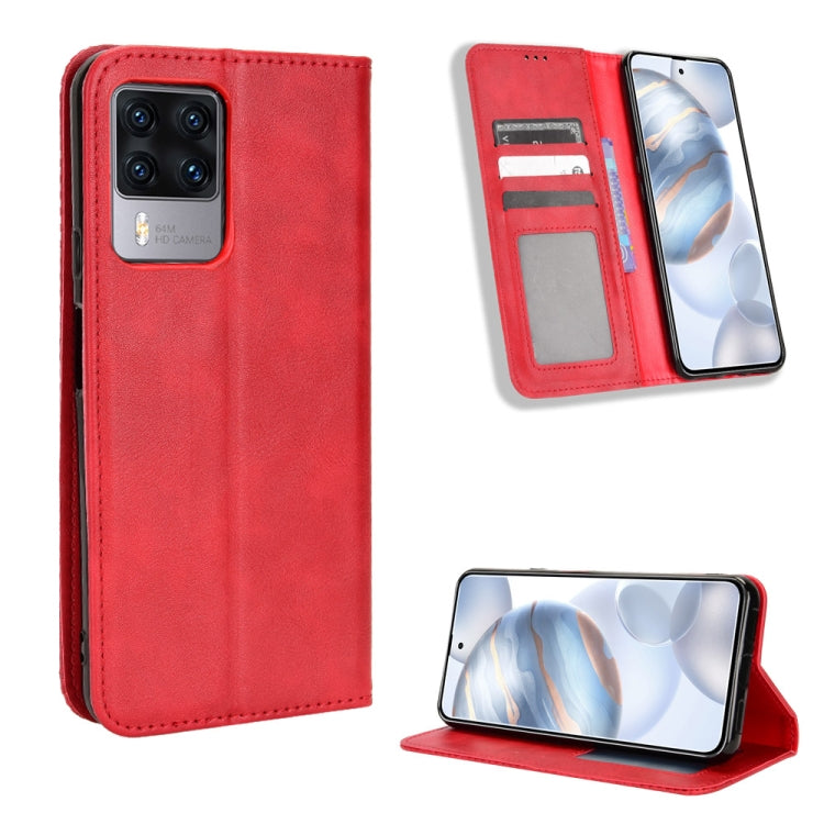 Magnetic Buckle Retro Texture Leather Phone Case