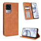 Magnetic Buckle Retro Texture Leather Phone Case