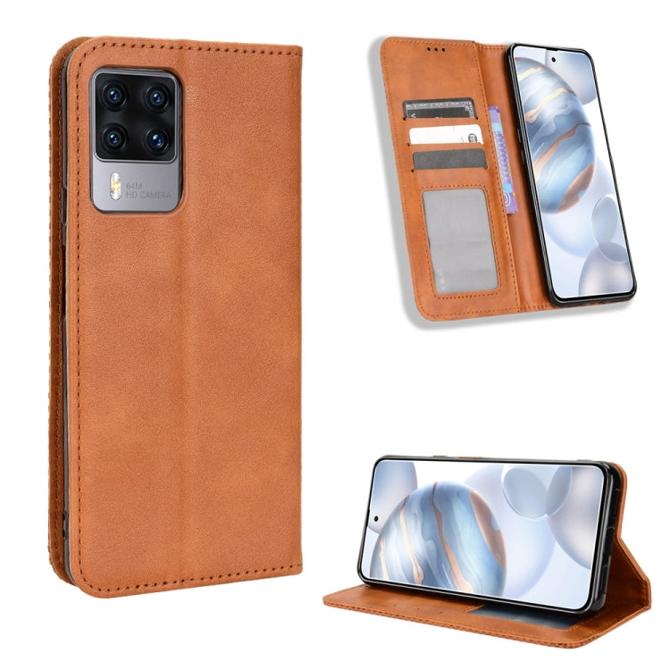 Magnetic Buckle Retro Texture Leather Phone Case
