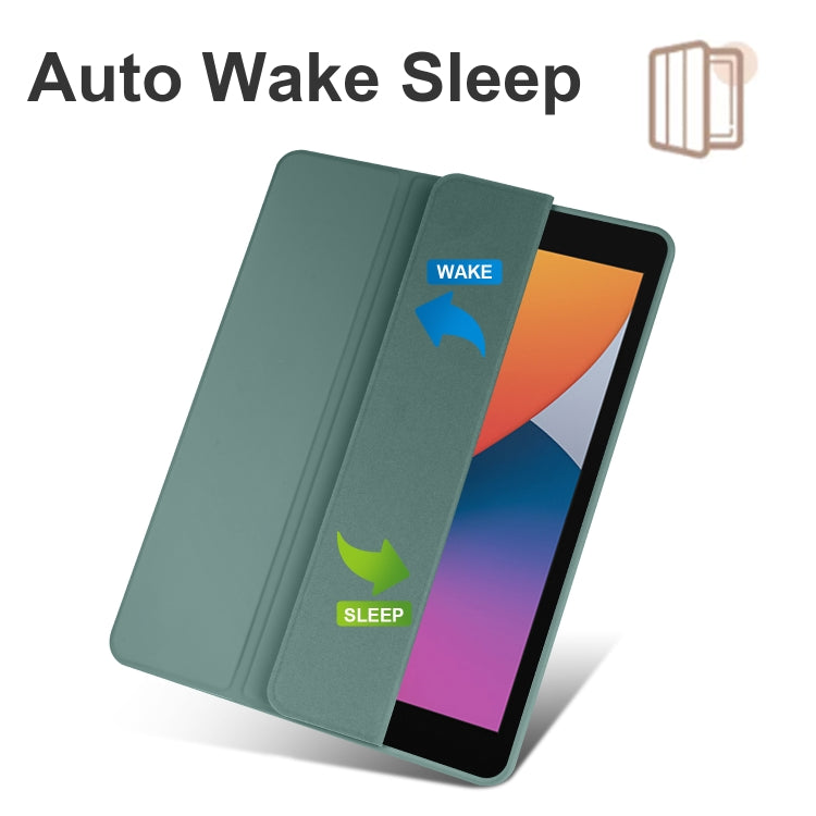 Acrylic 3-folding Smart Leather Tablet Case, For iPad 9.7 2018/2017, For iPad 10.2 2021/2020/2019, For iPad  Air 2022/2020/Pro 11 2021/2020/2018, For iPad Air 13 2024 / Pro 12.9 2022 / 2021/2020/2018, For Samsung Galaxy Tab S6 Lite 2020/2022