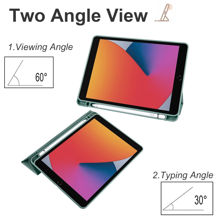 Acrylic 3-folding Smart Leather Tablet Case, For iPad 9.7 2018/2017, For iPad 10.2 2021/2020/2019, For iPad  Air 2022/2020/Pro 11 2021/2020/2018, For iPad Air 13 2024 / Pro 12.9 2022 / 2021/2020/2018, For Samsung Galaxy Tab S6 Lite 2020/2022