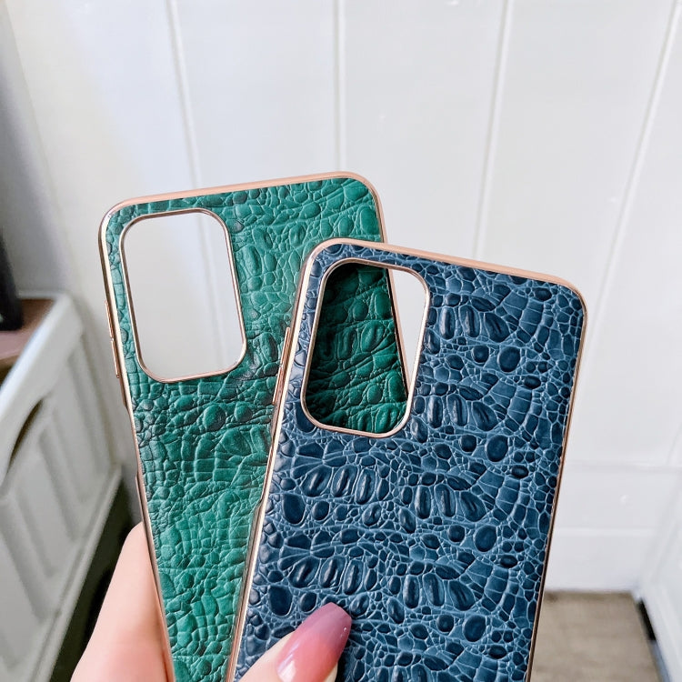 Sky Series Nano Electroplating Genuine Leather Phone Case, For Samsung Galaxy A13 4G, For Samsung Galaxy A23 4G / 5G