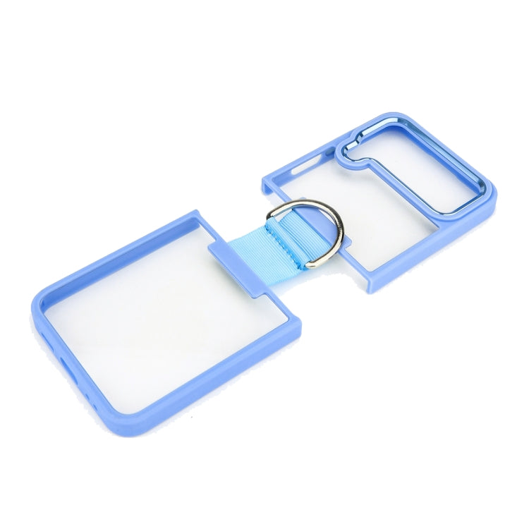 Shield Transparent TPU + PC Phone Case with Ring, For Samsung Galaxy Z Flip4