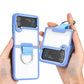 Shield Transparent TPU + PC Phone Case with Ring, For Samsung Galaxy Z Flip4