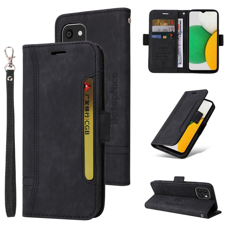BETOPNICE Dual-side Buckle Leather Phone Case, For Samsung Galaxy A03 164mm, For Samsung Galaxy A03s 166mm, For Samsung Galaxy A03 166mm, For Samsung Galaxy A12 5G / 4G, For Samsung Galaxy A13 4G, For Samsung Galaxy A22 4G EU Version�������������������...