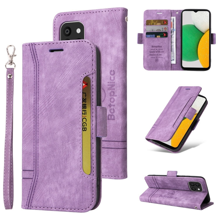 BETOPNICE Dual-side Buckle Leather Phone Case, For Samsung Galaxy A03 164mm, For Samsung Galaxy A03s 166mm, For Samsung Galaxy A03 166mm, For Samsung Galaxy A12 5G / 4G, For Samsung Galaxy A13 4G, For Samsung Galaxy A22 4G EU Version�������������������...