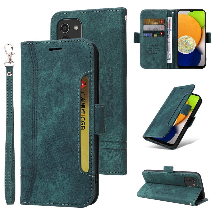 BETOPNICE Dual-side Buckle Leather Phone Case, For Samsung Galaxy A03 164mm, For Samsung Galaxy A03s 166mm, For Samsung Galaxy A03 166mm, For Samsung Galaxy A12 5G / 4G, For Samsung Galaxy A13 4G, For Samsung Galaxy A22 4G EU Version�������������������...