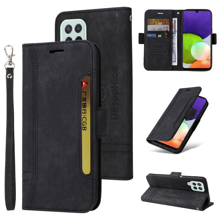 BETOPNICE Dual-side Buckle Leather Phone Case, For Samsung Galaxy A03 164mm, For Samsung Galaxy A03s 166mm, For Samsung Galaxy A03 166mm, For Samsung Galaxy A12 5G / 4G, For Samsung Galaxy A13 4G, For Samsung Galaxy A22 4G EU Version�������������������...