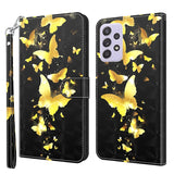 3D Painting Pattern TPU + PU Leather Phone Case