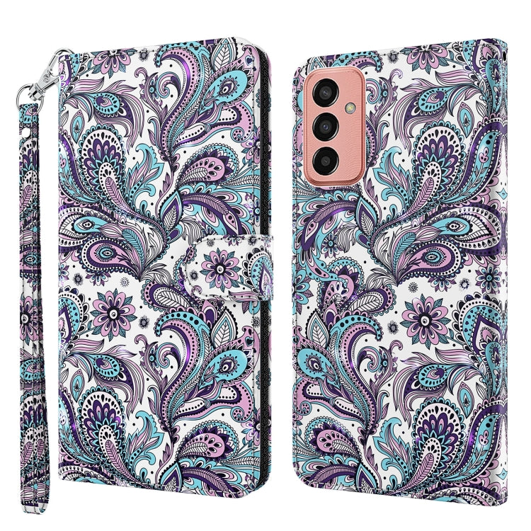 3D Painting Pattern TPU + PU Leather Phone Case
