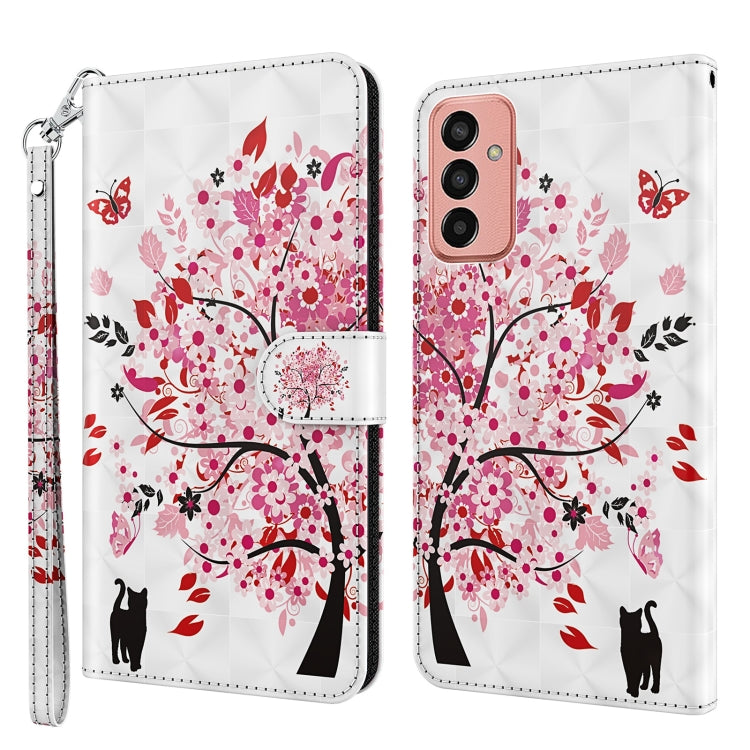 3D Painting Pattern TPU + PU Leather Phone Case