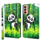 3D Painting Pattern TPU + PU Leather Phone Case