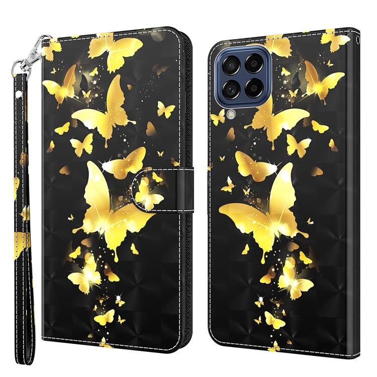 3D Painting Pattern TPU + PU Leather Phone Case