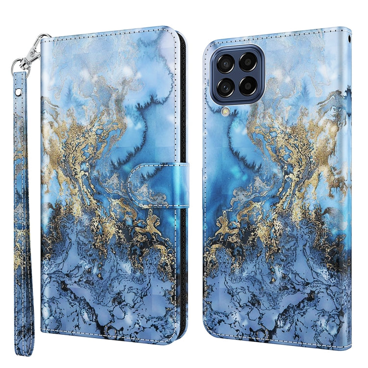 3D Painting Pattern TPU + PU Leather Phone Case