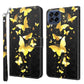 3D Painting Pattern TPU + PU Leather Phone Case