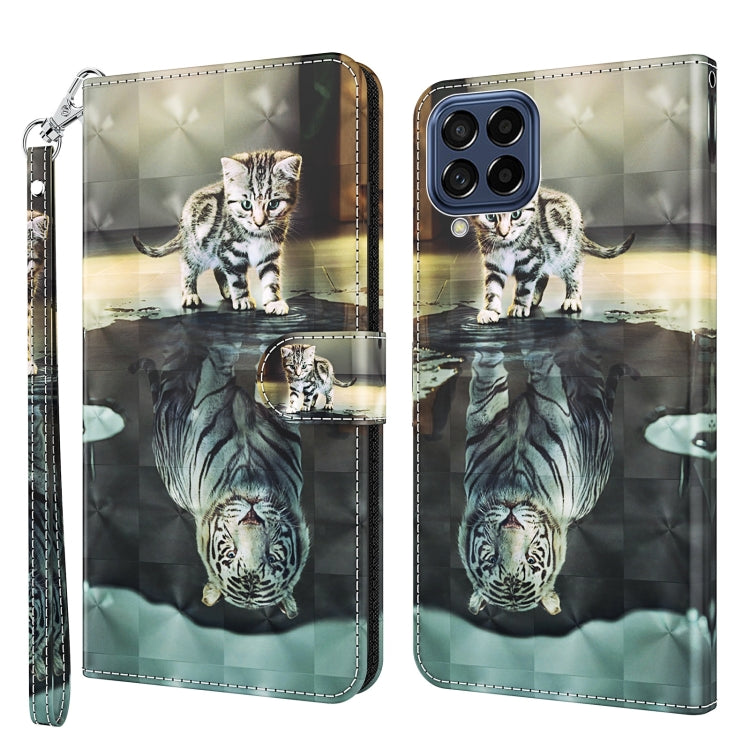 3D Painting Pattern TPU + PU Leather Phone Case