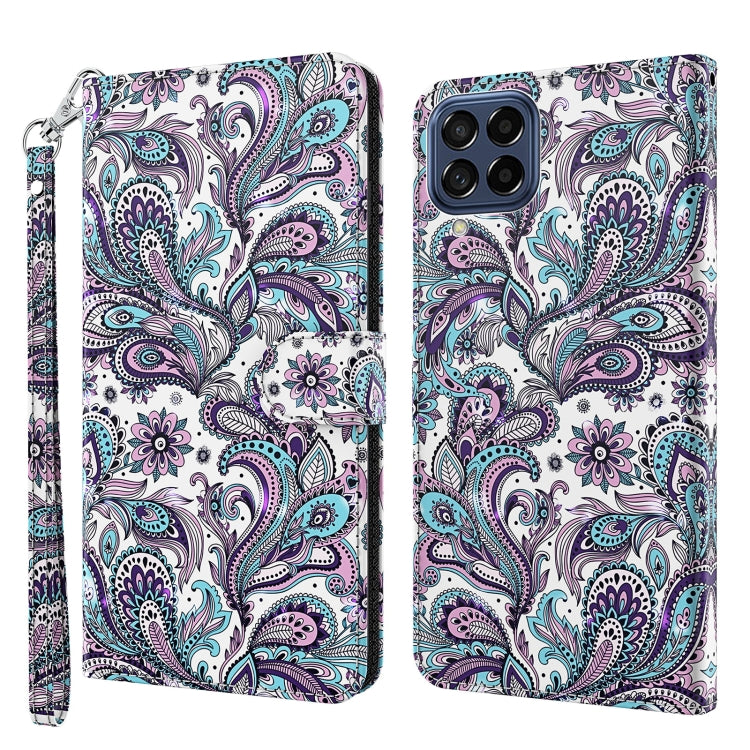3D Painting Pattern TPU + PU Leather Phone Case