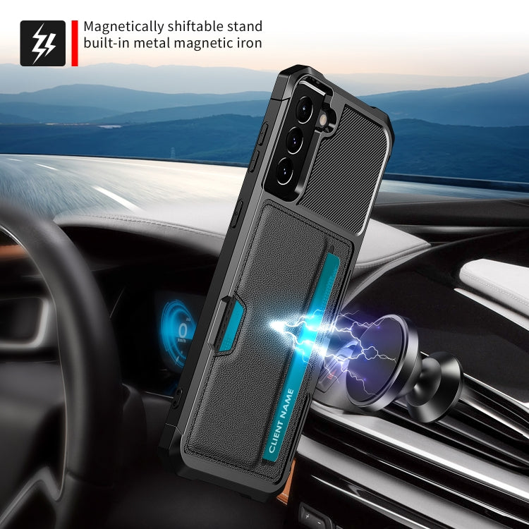 ZM02 Card Slot Holder Phone Case, For Samsung Galaxy S22 5G, For Samsung Galaxy S22+ 5G, For Samsung Galaxy S22 Ultra 5G, For Samsung Galaxy S21 5G, For Samsung Galaxy S21 FE 5G, For Samsung Galaxy S21+ 5G, For Samsung Galaxy S21 Ultra 5G��������������...