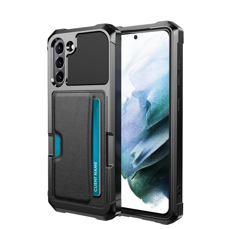 ZM02 Card Slot Holder Phone Case, For Samsung Galaxy S22 5G, For Samsung Galaxy S22+ 5G, For Samsung Galaxy S22 Ultra 5G, For Samsung Galaxy S21 5G, For Samsung Galaxy S21 FE 5G, For Samsung Galaxy S21+ 5G, For Samsung Galaxy S21 Ultra 5G��������������...