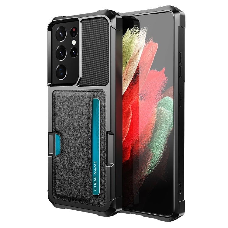 ZM02 Card Slot Holder Phone Case, For Samsung Galaxy S22 5G, For Samsung Galaxy S22+ 5G, For Samsung Galaxy S22 Ultra 5G, For Samsung Galaxy S21 5G, For Samsung Galaxy S21 FE 5G, For Samsung Galaxy S21+ 5G, For Samsung Galaxy S21 Ultra 5G��������������...