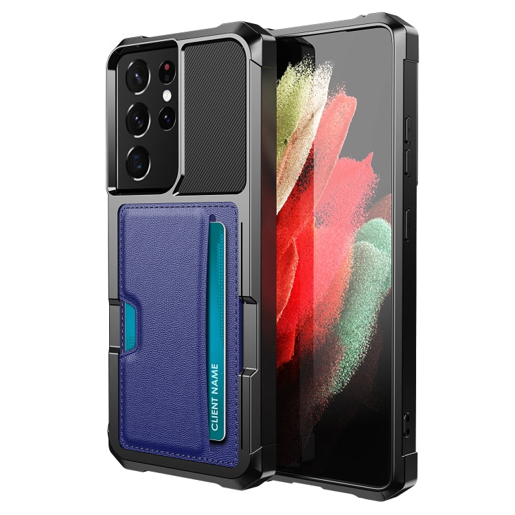 ZM02 Card Slot Holder Phone Case, For Samsung Galaxy S22 5G, For Samsung Galaxy S22+ 5G, For Samsung Galaxy S22 Ultra 5G, For Samsung Galaxy S21 5G, For Samsung Galaxy S21 FE 5G, For Samsung Galaxy S21+ 5G, For Samsung Galaxy S21 Ultra 5G��������������...