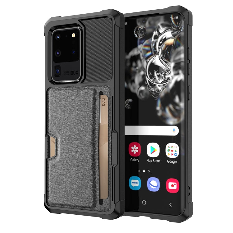 ZM02 Card Slot Holder Phone Case, For Samsung Galaxy S22 5G, For Samsung Galaxy S22+ 5G, For Samsung Galaxy S22 Ultra 5G, For Samsung Galaxy S21 5G, For Samsung Galaxy S21 FE 5G, For Samsung Galaxy S21+ 5G, For Samsung Galaxy S21 Ultra 5G��������������...