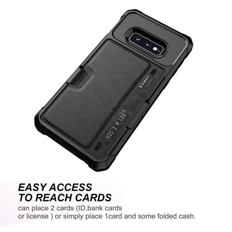 ZM02 Card Slot Holder Phone Case, For Samsung Galaxy S10e, For Samsung Galaxy Note10, For Samsung Galaxy Note10+, For Samsung Galaxy Note9, For Samsung Galaxy S9, For Samsung Galaxy S9+