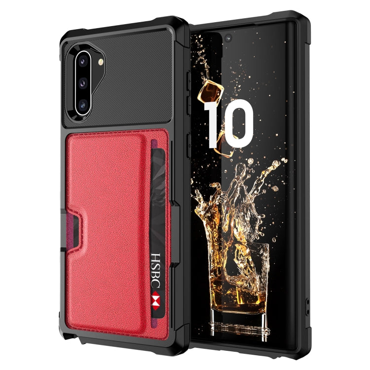 ZM02 Card Slot Holder Phone Case, For Samsung Galaxy S10e, For Samsung Galaxy Note10, For Samsung Galaxy Note10+, For Samsung Galaxy Note9, For Samsung Galaxy S9, For Samsung Galaxy S9+