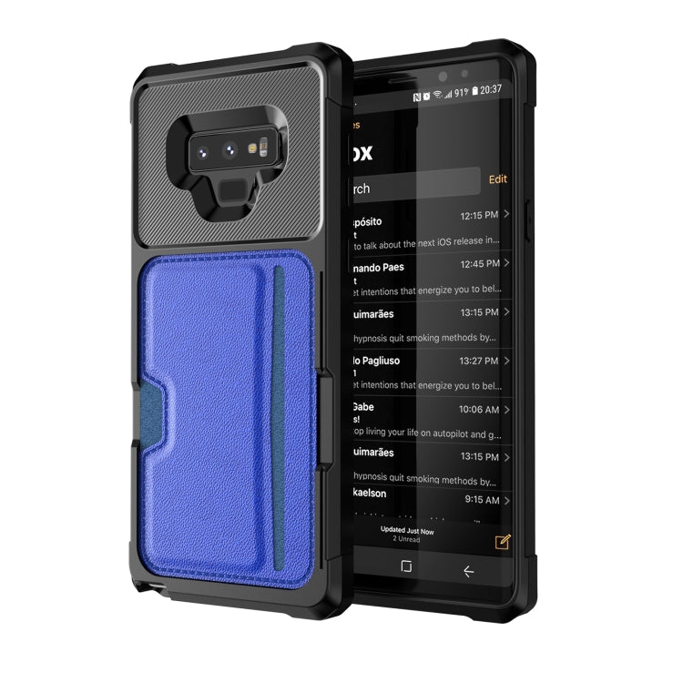 ZM02 Card Slot Holder Phone Case, For Samsung Galaxy S10e, For Samsung Galaxy Note10, For Samsung Galaxy Note10+, For Samsung Galaxy Note9, For Samsung Galaxy S9, For Samsung Galaxy S9+