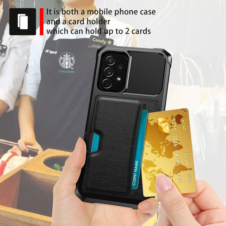 ZM02 Card Slot Holder Phone Case, For Samsung Galaxy A73 5G, For Samsung Galaxy A53 5G, For Samsung Galaxy A33 5G