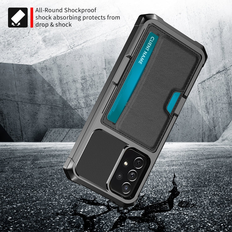 ZM02 Card Slot Holder Phone Case, For Samsung Galaxy A73 5G, For Samsung Galaxy A53 5G, For Samsung Galaxy A33 5G