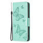 Two Butterflies Embossing Leather Phone Case, For vivo Y35/Y22, For Xiaomi Redmi A1/A1+, For Samsung Galaxy A04 4G, For Samsung Galaxy A23e 5G