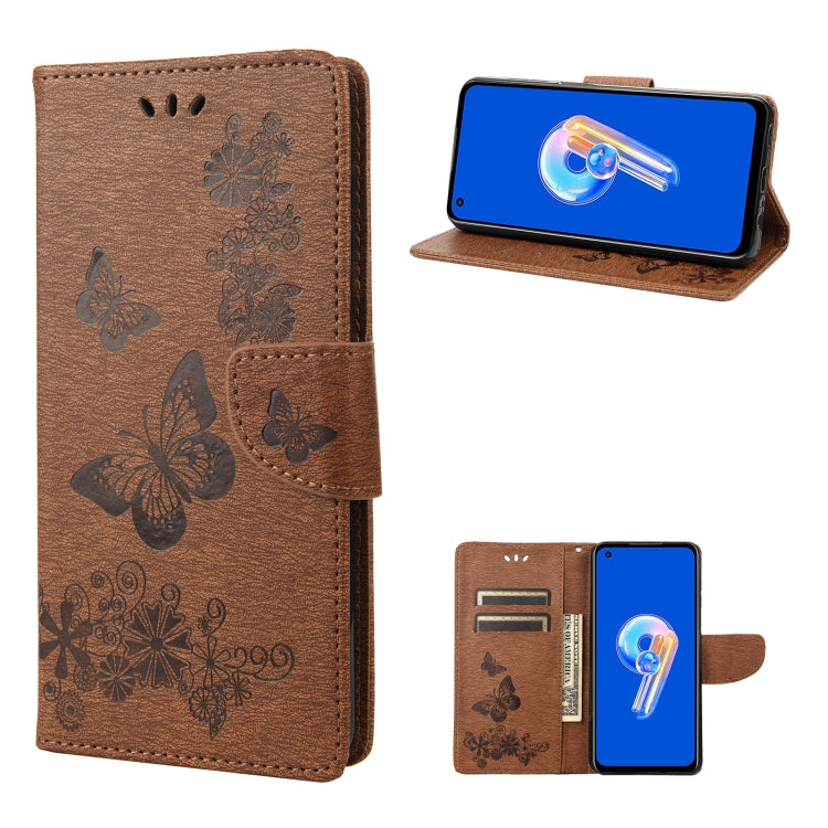 Butterfly Embossed Horizontal Flip Leather Phone Case, For Motorola Moto G42, For OnePlus 10T, For Samsung Galaxy A04, For Asus Zenfone 9