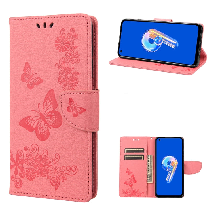 Butterfly Embossed Horizontal Flip Leather Phone Case, For Motorola Moto G42, For OnePlus 10T, For Samsung Galaxy A04, For Asus Zenfone 9