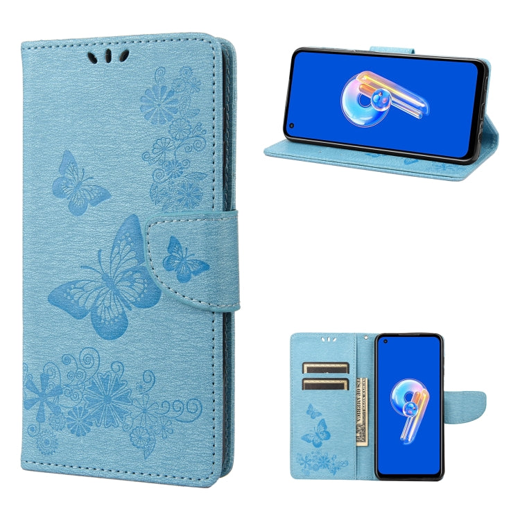 Butterfly Embossed Horizontal Flip Leather Phone Case, For Motorola Moto G42, For OnePlus 10T, For Samsung Galaxy A04, For Asus Zenfone 9