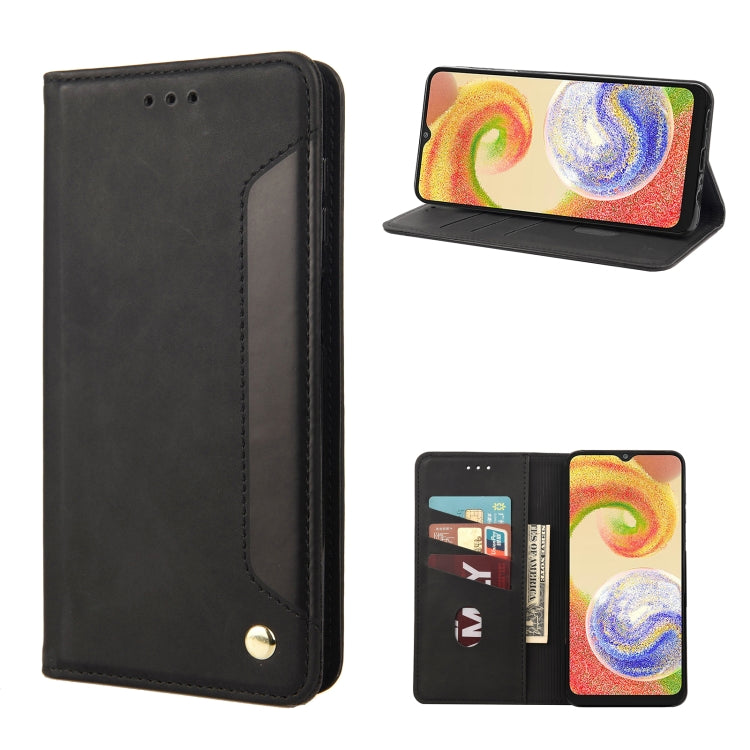 Skin Feel Splicing Leather Phone Case, For Motorola Moto G42, For OnePlus 10T, For Samsung Galaxy A04, For Asus Zenfone 9