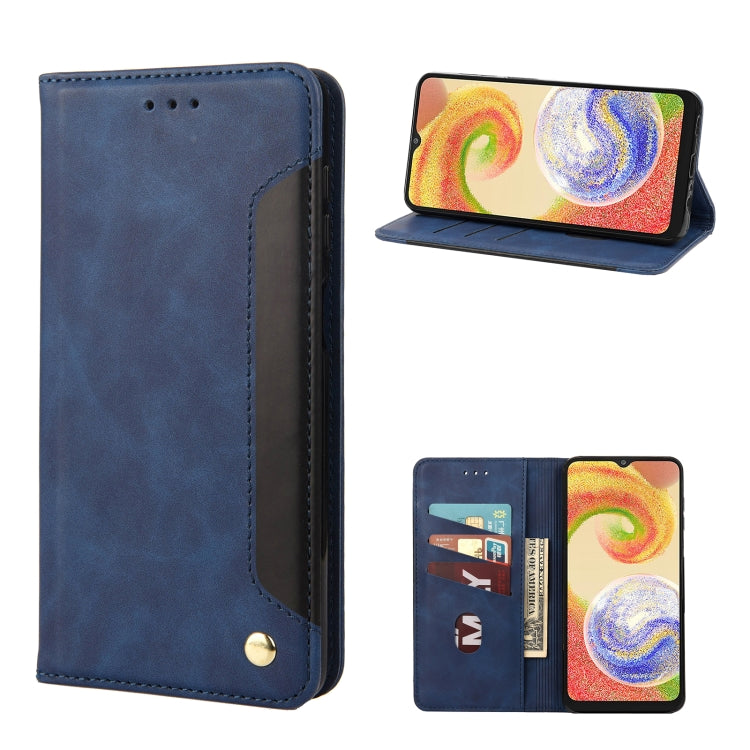 Skin Feel Splicing Leather Phone Case, For Motorola Moto G42, For OnePlus 10T, For Samsung Galaxy A04, For Asus Zenfone 9