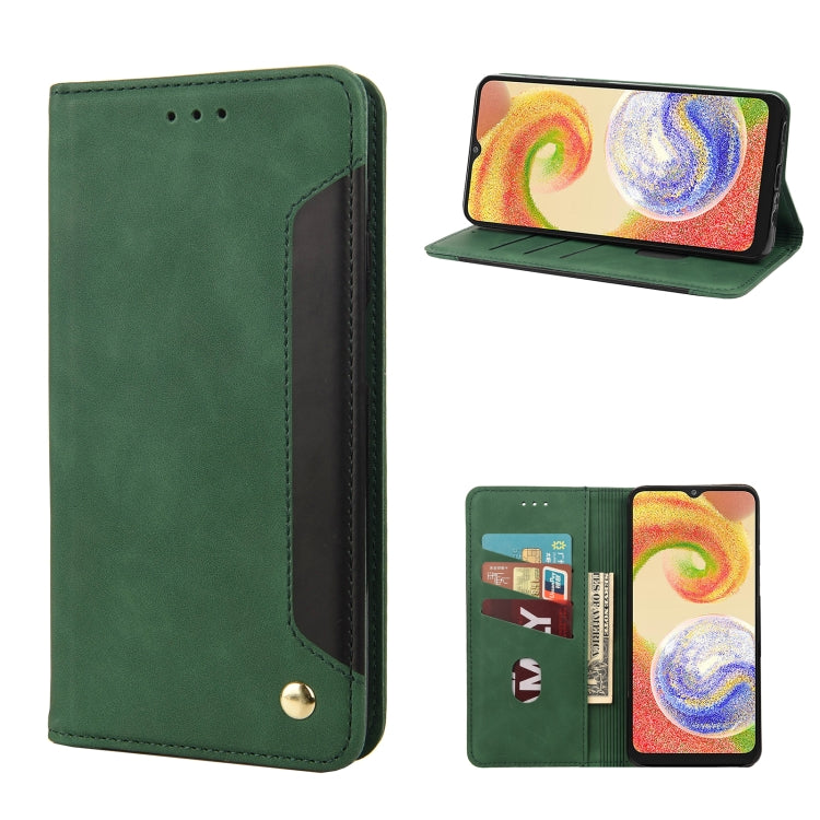 Skin Feel Splicing Leather Phone Case, For Motorola Moto G42, For OnePlus 10T, For Samsung Galaxy A04, For Asus Zenfone 9