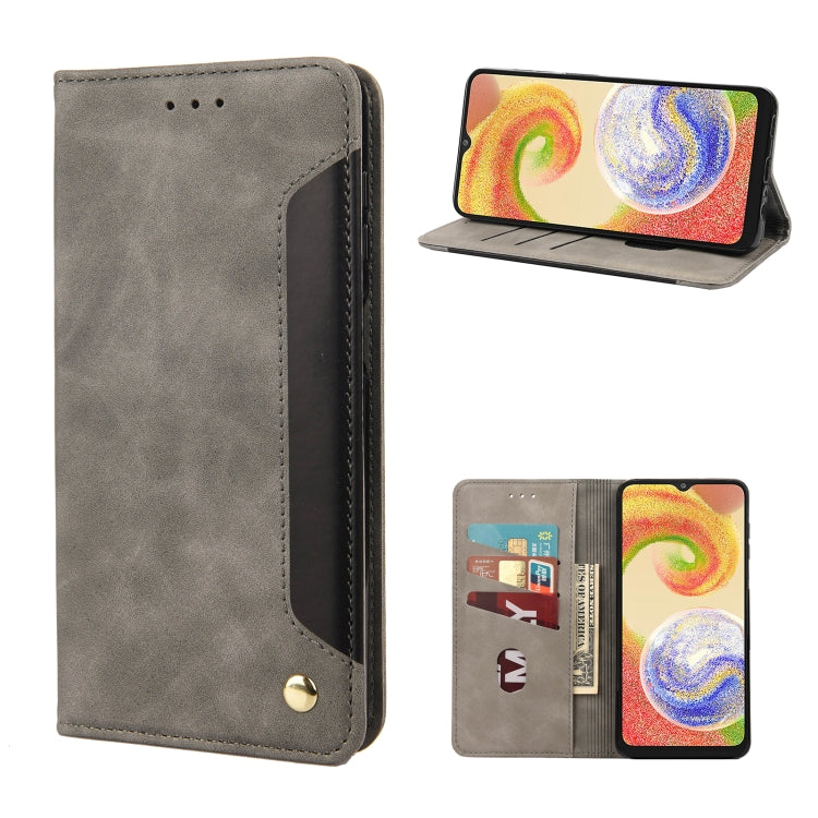 Skin Feel Splicing Leather Phone Case, For Motorola Moto G42, For OnePlus 10T, For Samsung Galaxy A04, For Asus Zenfone 9