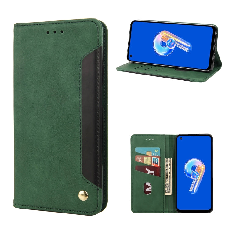 Skin Feel Splicing Leather Phone Case, For Motorola Moto G42, For OnePlus 10T, For Samsung Galaxy A04, For Asus Zenfone 9