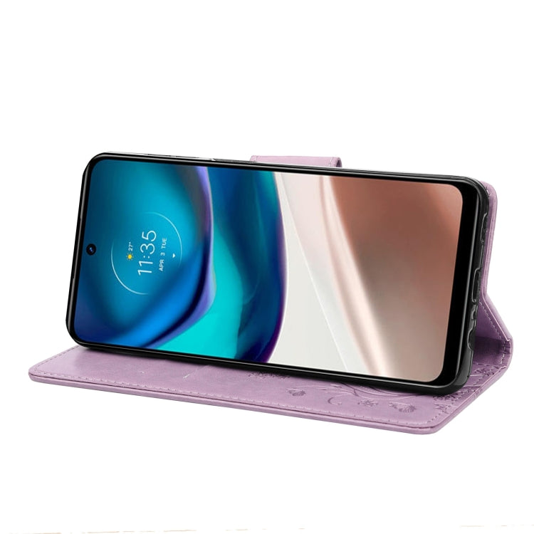 Butterfly Flower Pattern Flip Leather Phone Case, For Motorola Moto G42, For OnePlus 10T, For Samsung Galaxy A04, For Asus Zenfone 9