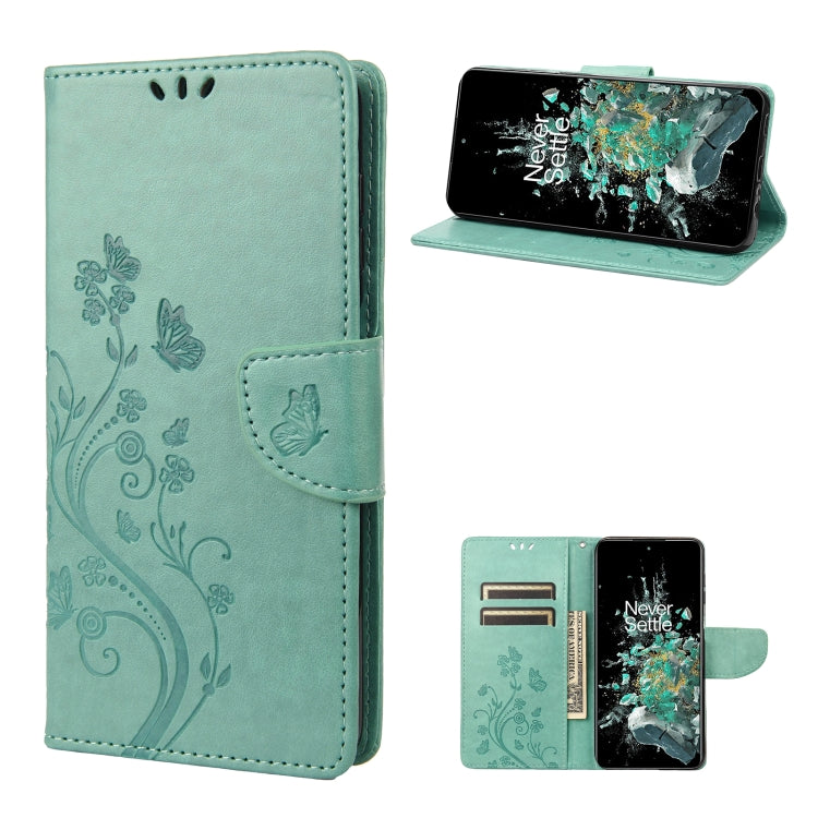 Butterfly Flower Pattern Flip Leather Phone Case, For Motorola Moto G42, For OnePlus 10T, For Samsung Galaxy A04, For Asus Zenfone 9
